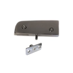 Dobradiça superior + pivô para porta pivotante de vidro temperado blindex (Sistema tradicional) - cr - 1