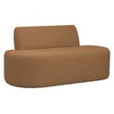 Ver imagem 1 de Sofá Reto 02 Lugares 150cm Mônaco Bouclé Terracota - Nexta Casa