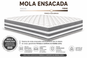 Ver imagem 4 de Kit Cama Box Baú Casal 138x188 cm + Colchão Molas Ensacada Casal 28 cm Cinza Suede