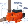 Moto Bomba 1/2hp Bp500 220v Intech - 7