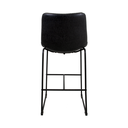 Ver imagem 6 de Kit 5 Banquetas Munich Estofadas Pretas com Encosto