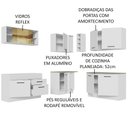 Ver imagem 5 de Armário de Cozinha Completa de Canto 389cm Branco Agata Madesa 01