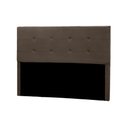 Ver imagem 3 de Cabeceira de Casal Queen 1,60 Suede Marrom - Móveis On