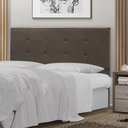 Ver imagem 5 de Cabeceira de Casal Queen 1,60 Suede Marrom - Móveis On