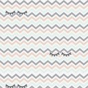 Ver imagem 1 de Papel de Parede Chevron Baby com Olhinhos - 3,30x0,50m