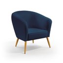 Ver imagem 2 de Kit 2 Poltronas Vênus Sued Azul Marinho Aradecor