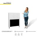 Ver imagem 3 de Cabeceira Cama Box Solteiro Luna 90cm Corano Branco - Desk Design