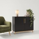 Ver imagem 5 de Mesa de Apoio com 2 Portas Madeira