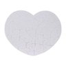 Quebra Cabeça Para Sublimação Coração 52 Peças 5Un - 2