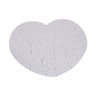 Quebra Cabeça Para Sublimação Coração 52 Peças 5Un - 3