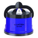 Ver imagem 2 de Amolador Afiador de Facas com Ventosa Azul - Azul