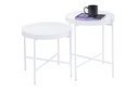 Ver imagem 4 de Mesa de Apoio Bandeja Sofá Cama Redonda 40x50cm Média Collie Studio Metal Madeira Mesa Collie 40x50c