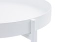 Ver imagem 2 de Mesa de Apoio Bandeja Sofá Cama Redonda 40x50cm Média Collie Studio Metal Madeira Mesa Collie 40x50c