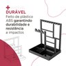Organizador de Joias em Abs - Compacto e Funcional- Bijuterias/joias/organizador/expositor- Preto - 4