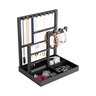 Organizador de Joias em Abs - Compacto e Funcional- Bijuterias/joias/organizador/expositor- Preto - 1