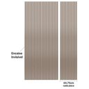 Ver imagem 3 de Painel Ripado Decorativo em MDF 134cm x 183cm Fendi Dalla Costa Móveis