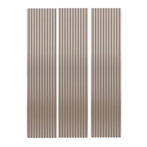 Painel Ripado Decorativo em MDF 134cm x 183cm Fendi Dalla Costa Móveis