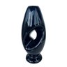 Decoração sala vaso escultura preto abstrato moderno - 1