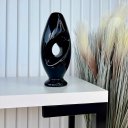 Ver imagem 3 de Decoração sala vaso escultura preto abstrato moderno