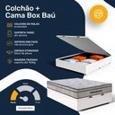 Ver imagem 4 de Cama Box Baú com Colchão Ortobom de Molas Ensacadas Pillow In Pro Vida Casal 138cm