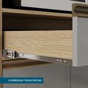 Ver imagem 2 de Módulo Inferior Cozinha Vitoria 04 Gavetas 40cm - Carvalho/offwhite