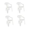 Conjunto 4 Poltronas Plásticas Bela Vista Mor - 1
