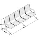 Ver imagem 2 de Cadeira Longarina Cromada 5 Lugares com Estofado