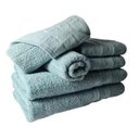 Ver imagem 4 de Jogo De Toalha 4 Banhos 4 Rostos 4 Grande Grossa Cinza Verde