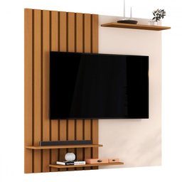 Painel para Tv até 58 Polegadas 3 Prateleiras Jb 1800 - Jb Bechara - 2 Painel para Tv até 58 Polegadas 3 Prateleiras Jb 1800 - Jb Bechara - 2