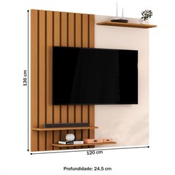 Painel para Tv até 58 Polegadas 3 Prateleiras Jb 1800 - Jb Bechara - 3 Painel para Tv até 58 Polegadas 3 Prateleiras Jb 1800 - Jb Bechara - 3