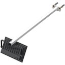 Ver imagem 4 de Suporte Refletor Base Reta Braço 60 Cm Branco