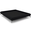 Ver imagem 1 de Cama Casal King Base Box Pés de Ferro Estilo Industrial 210cm Otto P05 Veludo Preto- Lyam Decor