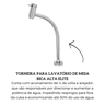 Torneira para Lavatório de Mesa Bica Alta Basic Celite - 6