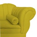 Ver mais imagens de Recamier Decorativo Divã Amsterdã 187cm Lado Esquerdo Suede Amarelo