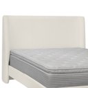 Ver imagem 5 de Kit Cabeceira e Base Cama Box Orgânica Montreal 144x205cm Casal Bouclê - Sofa Store:bouclê Bege Clar