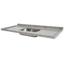 Ver imagem 1 de Pia de Granito para Cozinha Levorato Corumbá – 150x55cm – Granito Cinza Corumbá
