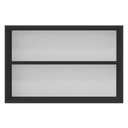 Ver imagem 2 de Kit com 02 Armários Aéreo 80cm 100% Mdf Preto