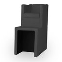 Ver imagem 2 de Kit Pedicure Cadeira Poltrona Escada Completo Corano Cinza