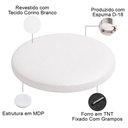Ver imagem 3 de Assento Redondo Branco 30 cm
