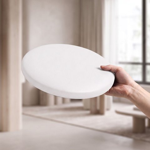 Assento Redondo Branco 30 cm