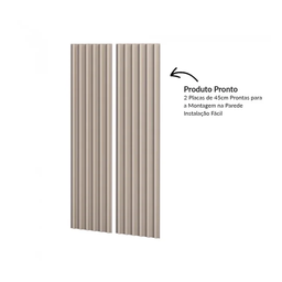 Painel Ripado em Barra 250x89,5cm (2,24m²) Mdf Dalla Costa - 2