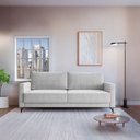 Ver imagem 2 de Sofá 2 Lugares Sevilha Living Linho Cinza 160cm