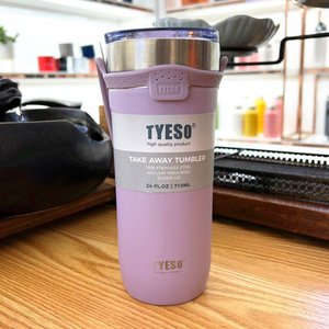 Copo Térmico Aço Inoxidável Vácuo Alway Lilás Tyeso 550ml