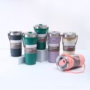 Ver imagem 6 de Copo Térmico Aço Inoxidável Vácuo Alway Lilás Tyeso 550ml