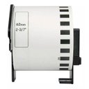 Ver imagem 2 de Rolo de Etiqueta Termica Compativel Brother Dk22205 - 62mmx30,48mts Continua Preto/branco