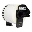 Ver imagem 3 de Rolo de Etiqueta Termica Compativel Brother Dk22205 - 62mmx30,48mts Continua Preto/branco