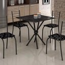Ver imagem 2 de Jogo de Mesa Movéis Teixeira Rio Base Ipanema com 4 Cadeiras
