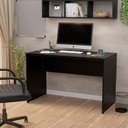 Ver imagem 3 de Escrivaninha Home Office 1mx60cm Tampo 30mm Netmobil - Preto
