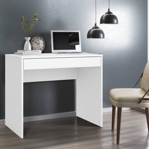 Escrivaninha Facility 120cm 1 Gaveta Branco Tana Decor Demobile