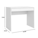 Ver imagem 4 de Escrivaninha Facility 120cm 1 Gaveta Branco Tana Decor Demobile